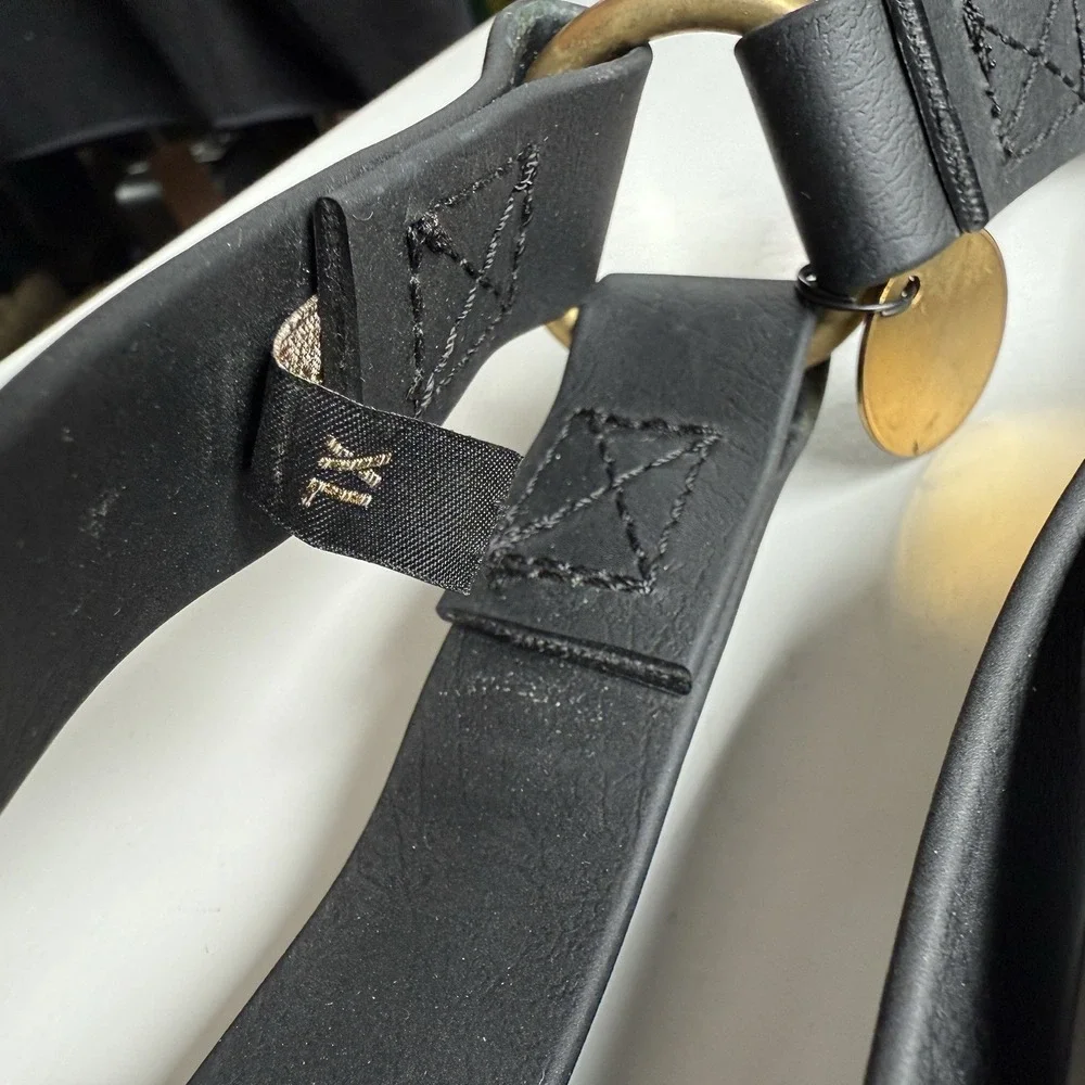 FOUND MY ANIMAL Leather Alternative All-Weather Dog Harness XL Black‎ Adjustable